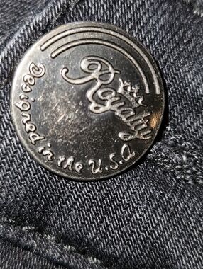 Royalty Distressed Jeans - Black Size 4